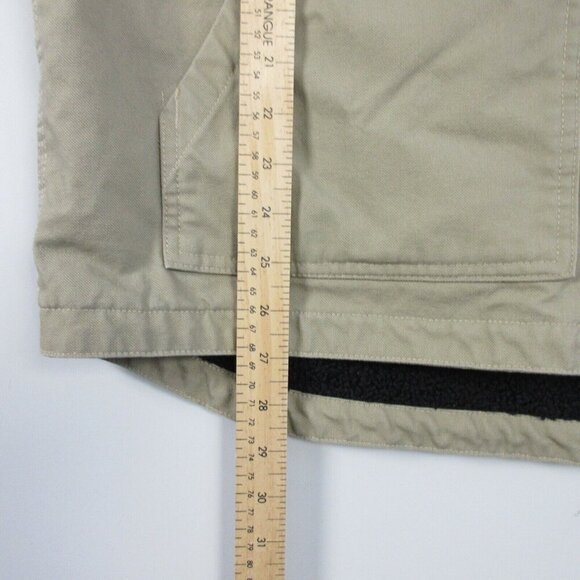 Fin Tech Men's XL Tan Full Zip Heavy-Duty Canvas Vest Multipocketed Lined 850 - Picture 10 of 11